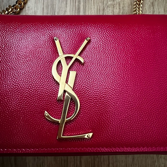 Rose pink Saint Laurent Bag on Chain - Picture 2 of 7
